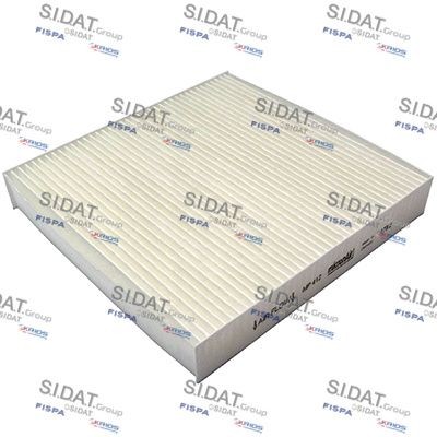 SIDAT BL912 Pollen filter with anti-allergic effect, with fungicidal effect, Particulate filter (PM 2.5), with antibacterial action, Activated Carbon Filter, 195 mm x 187 mm x 30 mm