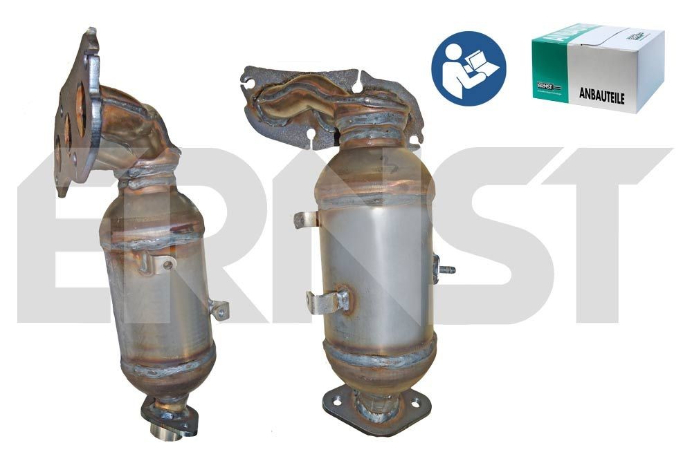 Catalysts ERNST Set Up to Euro 5, with mounting kit, Length: 430 mm - 760829
