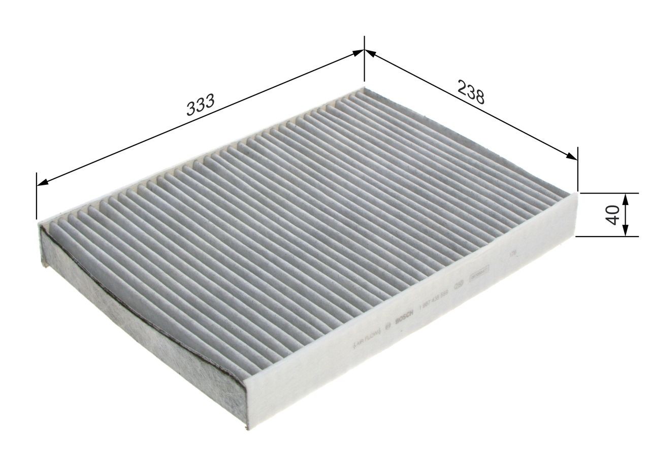 OEM-quality BOSCH 1 987 435 559 Air conditioner filter
