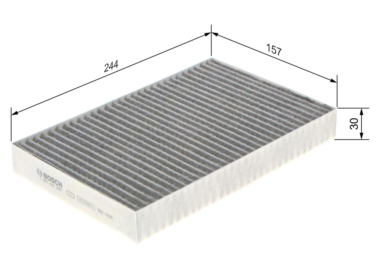 OEM-quality BOSCH 1 987 435 569 Air conditioner filter