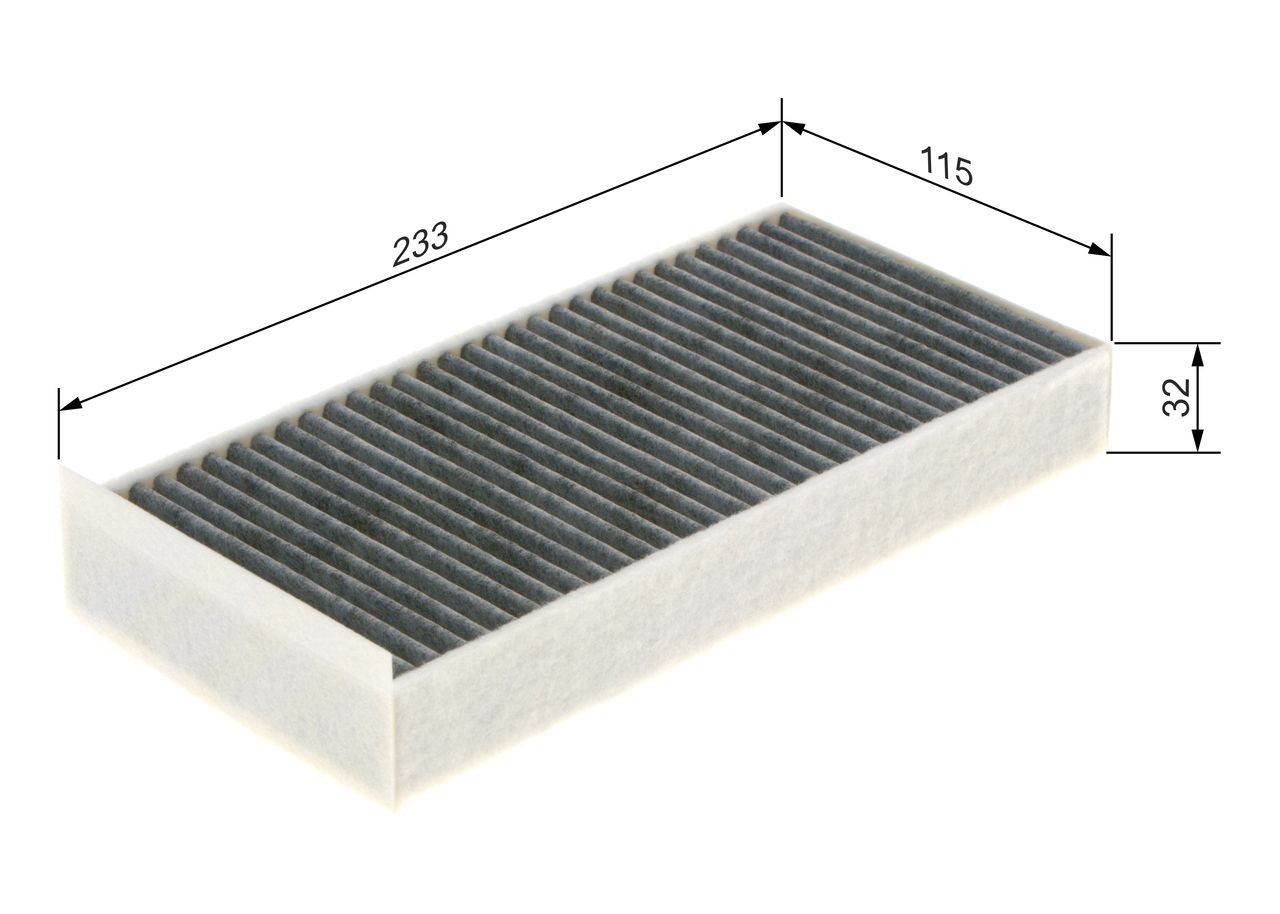 1987435582 AC filter BOSCH 1 987 435 582 review and test