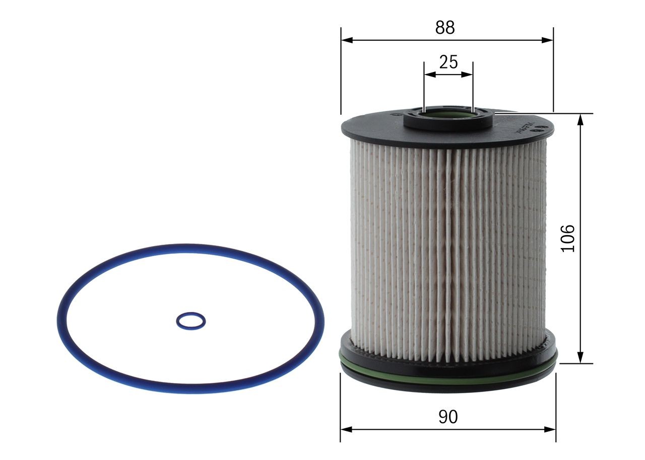 F026402795 Inline fuel filter BOSCH F 026 402 795 review and test