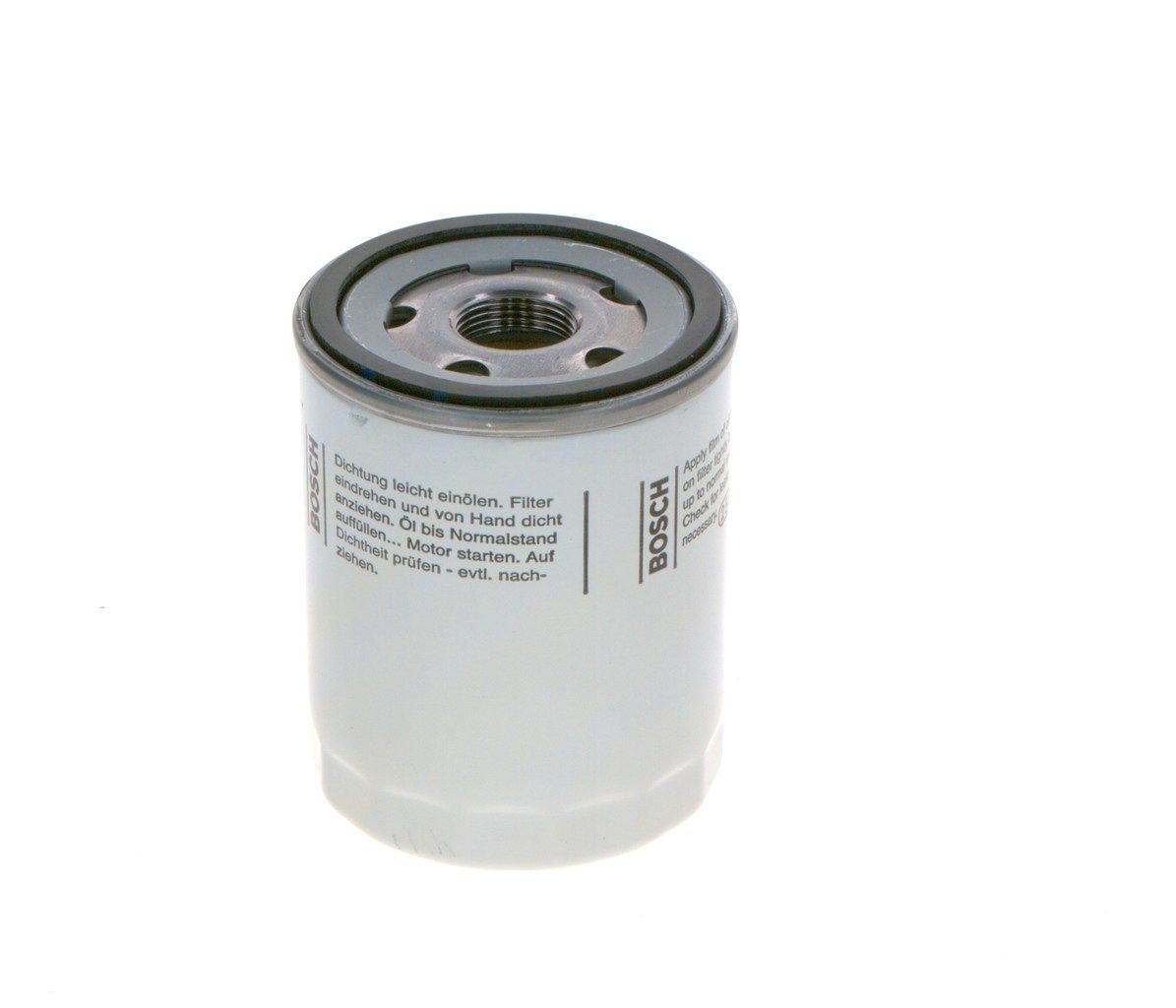 BOSCH F026407245 Engine oil filter M 22 x 1,5, with two anti-return valves, Spin-on Filter