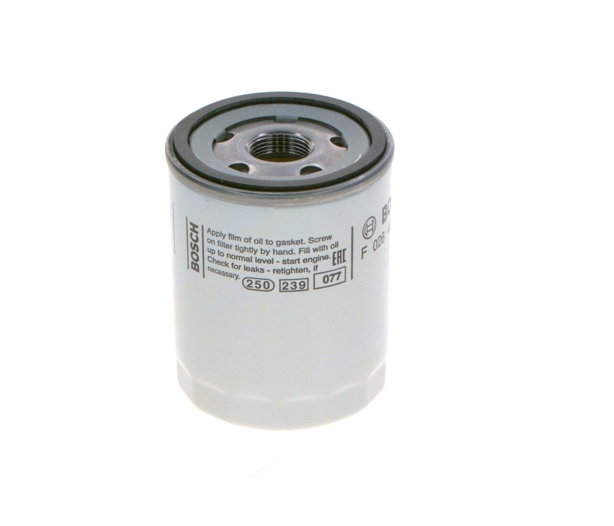 F026407245 Oil filter P 7245 BOSCH M 22 x 1,5, with two anti-return valves, Spin-on Filter