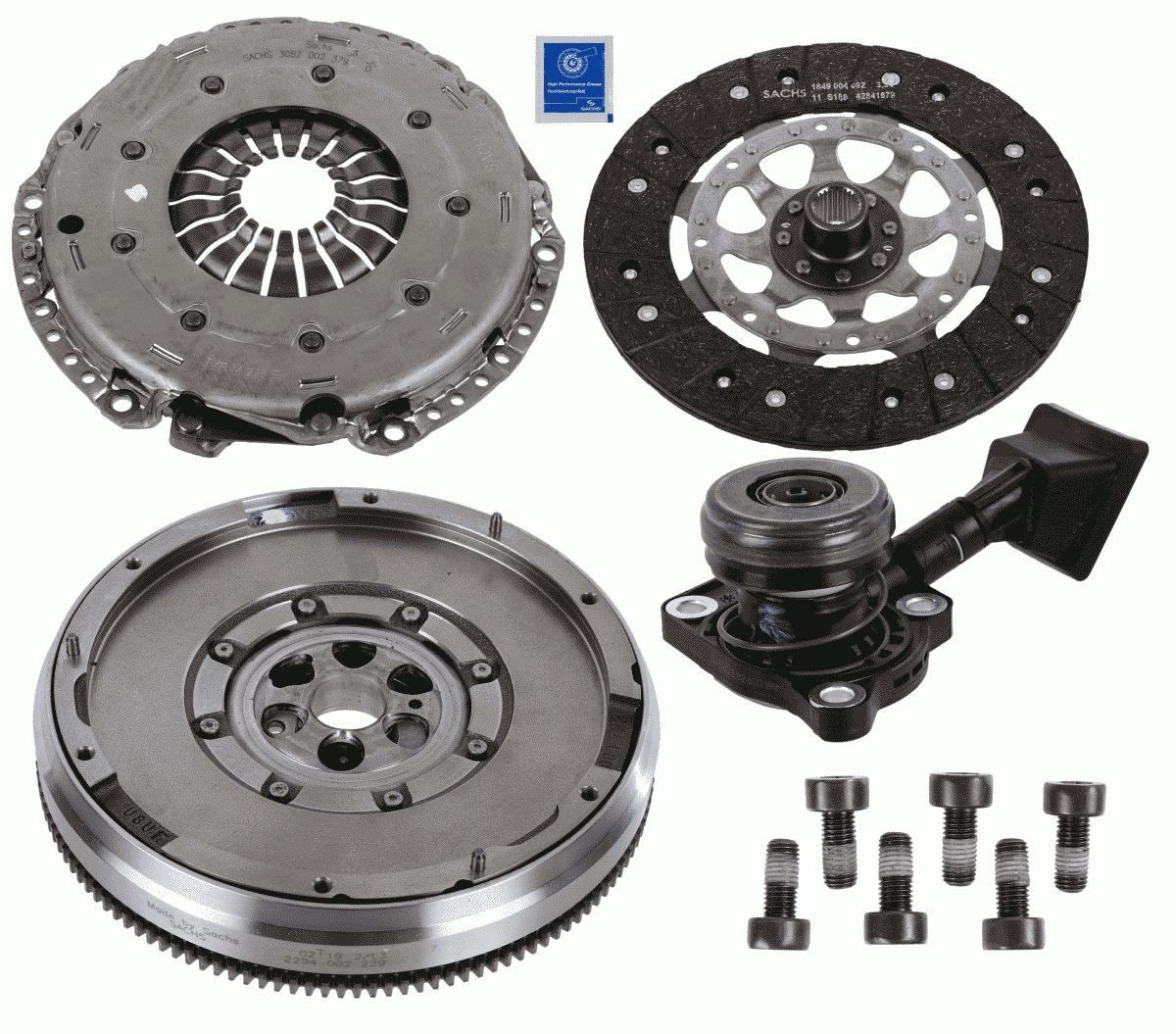 SACHS ZMS Modul XTend plus CSC 2290 601 101 Clutch kit with central slave cylinder, with clutch pressure plate, with dual-mass flywheel, with flywheel screws, with clutch disc, 235mm