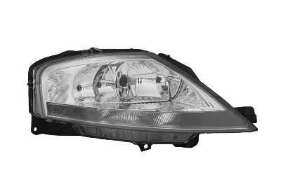 VAN WEZEL 0925962 Headlight Right, H7/H1, H7, H1, Smoke Grey, for right-hand traffic, with motor for headlamp levelling, PX26d