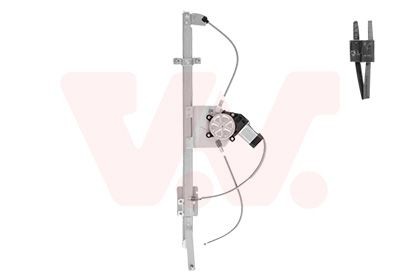 VAN WEZEL Left Front, Operating Mode: Electric, with electric motor Window mechanism 0947261 buy