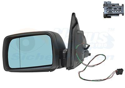 Spiegelglas Außenspiegel asphärisch beheizbar elektrisch links für BMW X5  E53