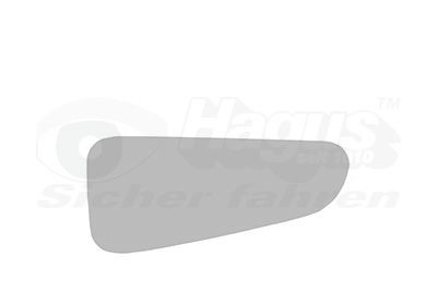 1987834 VAN WEZEL Side mirror glass FORD Right, Lower Section