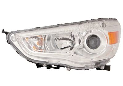 VAN WEZEL 3201963 Headlight Left, H11/HB3, yellow, with position light, for right-hand traffic, with motor for headlamp levelling