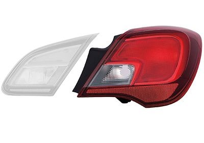 VAN WEZEL 3804932 Rear light Right, Outer section, without bulb holder