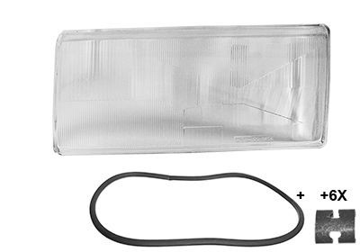 VAN WEZEL Left, with holder, with seal Diffusing lens, headlight 5928977 buy