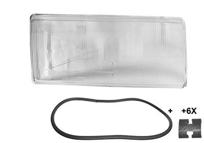 VAN WEZEL Right, with holder, with seal Diffusing lens, headlight 5928978 buy