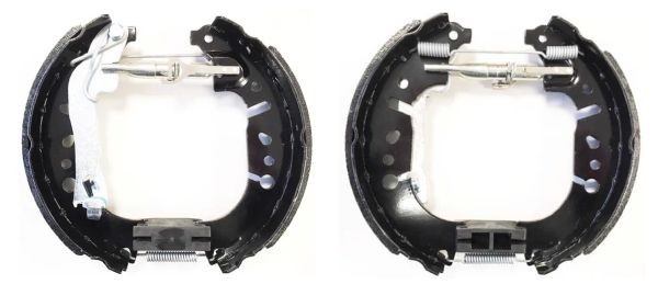 84101 0815 1 4 TEXTAR Shoe Kit Pro with wheel brake cylinder, with adjuster, with handbrake lever Brake Set, drum brakes 84081500 buy