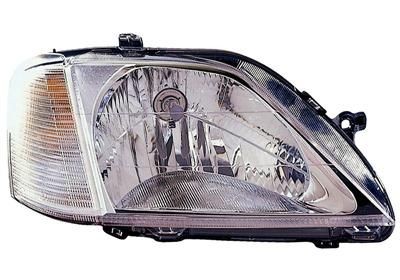 VAN WEZEL 1514962 Headlight Right, H4, white, for right-hand traffic, without motor for headlamp levelling, P43t