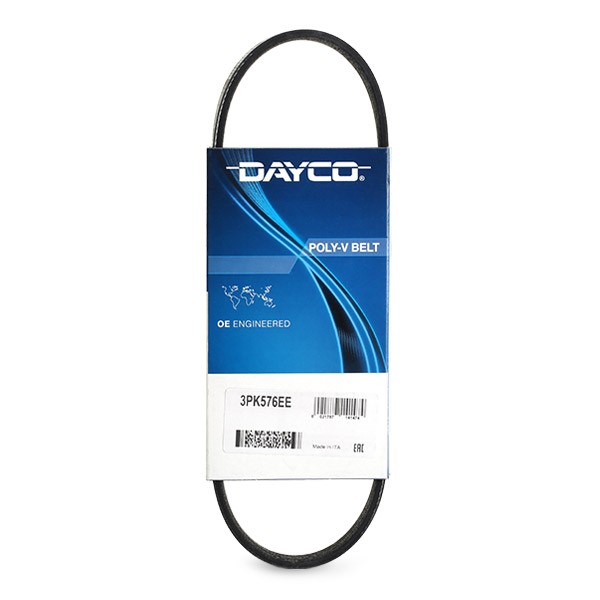 DAYCO Courroie Poly-V OPEL,PEUGEOT,CITROËN 3PK576EE 9675874180,3639519