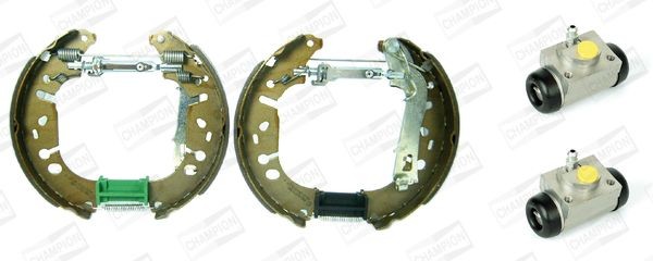 CHAMPION Rear Axle, with accessories, with wheel brake cylinder Brake Set, drum brakes 381504CH buy