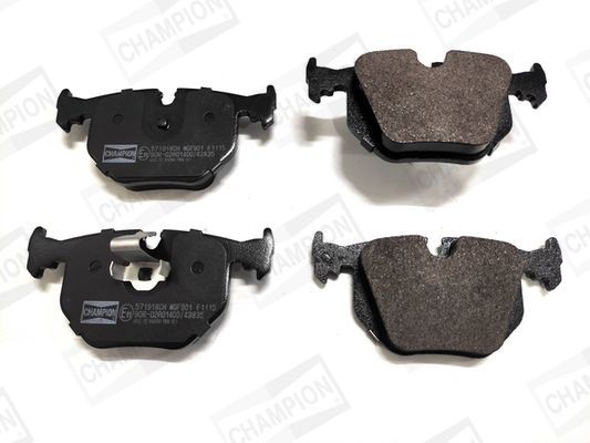 Great value for money - CHAMPION Brake pad set 571918CH