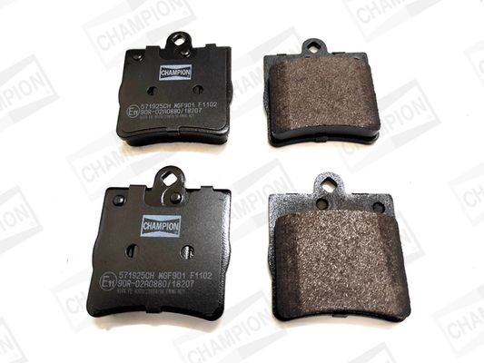 Mercedes SLK Disk brake pads 12804956 CHAMPION 571925CH online buy