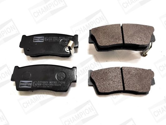 CHAMPION 572166CH Brake pad set with acoustic wear warning