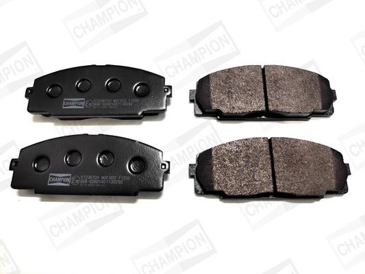 CHAMPION not prepared for wear indicator Width: 57,4mm, Thickness: 15,5mm Brake pads 572367CH buy
