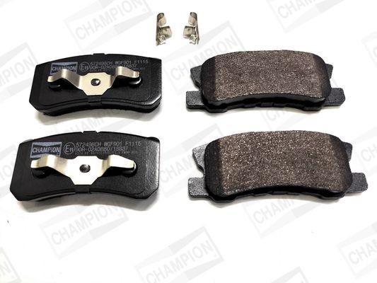 572498CH CHAMPION Brake pad set JEEP with acoustic wear warning