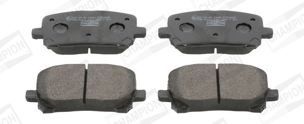 CHAMPION not prepared for wear indicator Width: 59,5mm, Thickness: 17mm Brake pads 572546CH buy