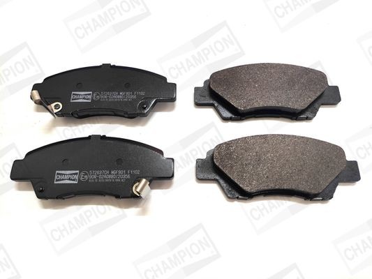 CHAMPION 572637CH Brake pad set with acoustic wear warning
