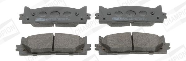 CHAMPION not prepared for wear indicator Width: 56,9mm, Thickness: 17,6mm Brake pads 572651CH buy