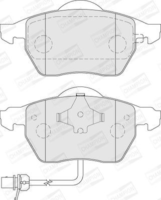573037CH Disc brake pads CHAMPION 573037CH review and test