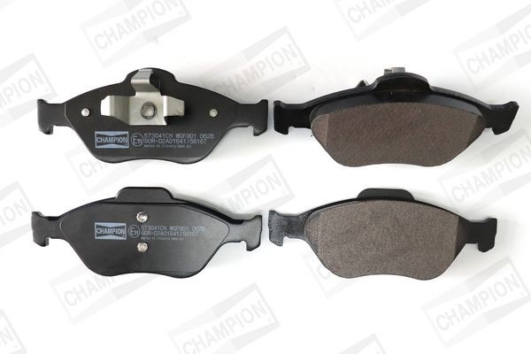 CHAMPION not prepared for wear indicator Width: 61,5mm, Thickness: 18,5mm Brake pads 573041CH buy