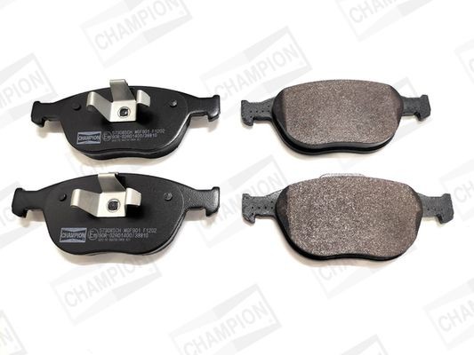 CHAMPION not prepared for wear indicator Width: 67,2mm, Thickness: 17,6mm Brake pads 573085CH buy
