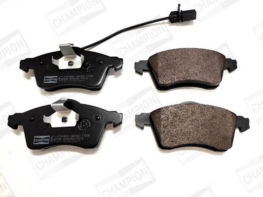 Volkswagen TRANSPORTER Disk brake pads 12805289 CHAMPION 573106CH online buy