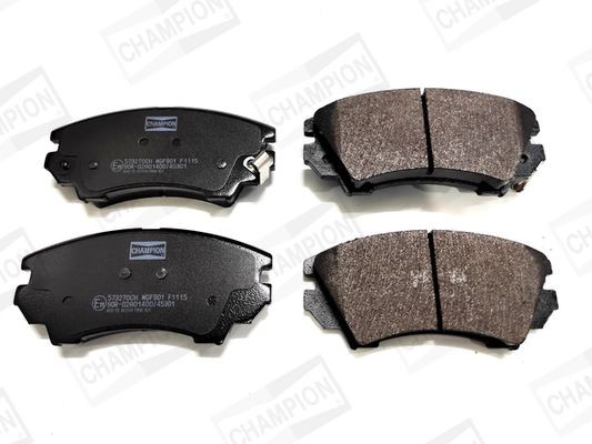 CHAMPION 573270CH Brake pad set with acoustic wear warning