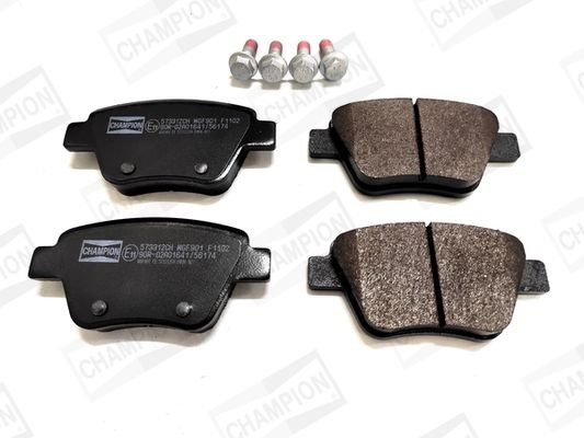 Great value for money - CHAMPION Brake pad set 573312CH