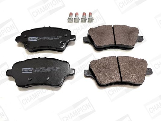 Ford FIESTA Disk brake pads 12805474 CHAMPION 573363CH online buy
