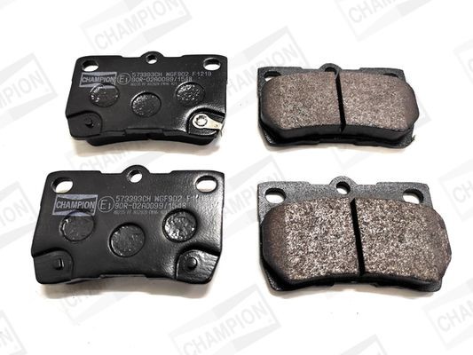 CHAMPION with acoustic wear warning Width: 58,2mm, Thickness: 15,5mm Brake pads 573393CH buy