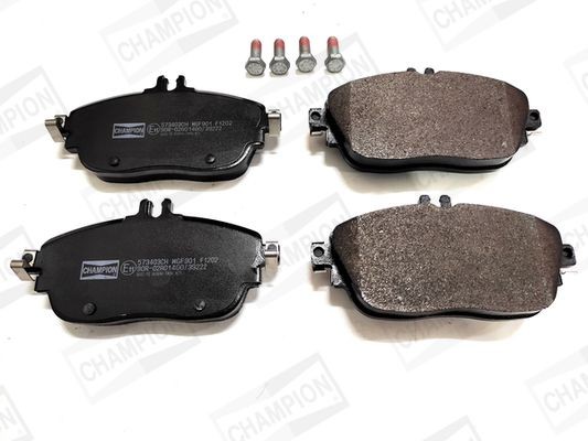 CHAMPION prepared for wear indicator Width: 71,6mm, Thickness: 18,9mm Brake pads 573403CH buy