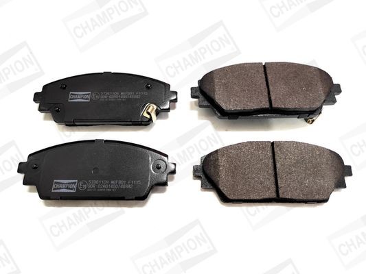 CHAMPION 573611CH Brake pad set with acoustic wear warning
