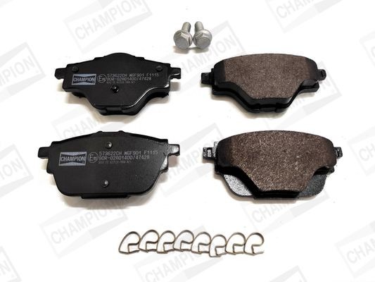 Great value for money - CHAMPION Brake pad set 573622CH