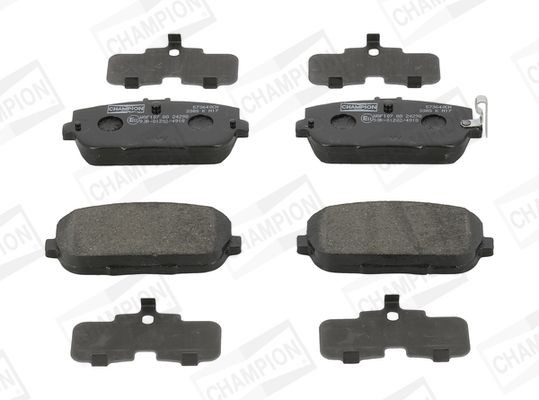 CHAMPION 573640CH Brake pad set with acoustic wear warning