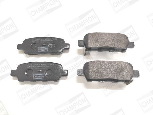 CHAMPION with acoustic wear warning Width: 38,1mm, Thickness: 13,7mm Brake pads 573754CH buy