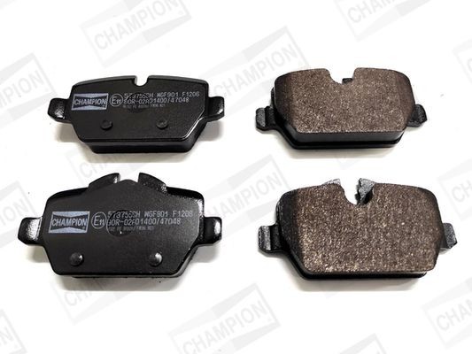 CHAMPION prepared for wear indicator Height 1: 45mm, Height 2: 51,3mm, Width: 45, 51,3mm, Thickness: 16,8mm Brake pads 573755CH buy