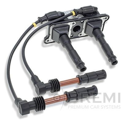 BREMI 20648 Ignition coil 4-pin connector, 12V, with ignition cable, Flush-Fitting Pencil Ignition Coils