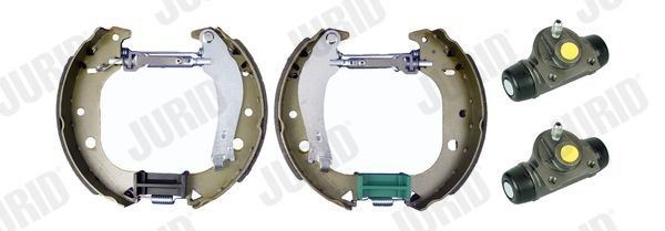 JURID KIT EVO with accessories, with wheel brake cylinder Brake Set, drum brakes 381541J buy
