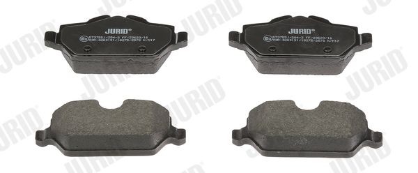573755J JURID Brake pad set MINI prepared for wear indicator
