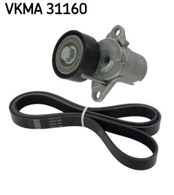 Great value for money - SKF V-Ribbed Belt Set VKMA 31160