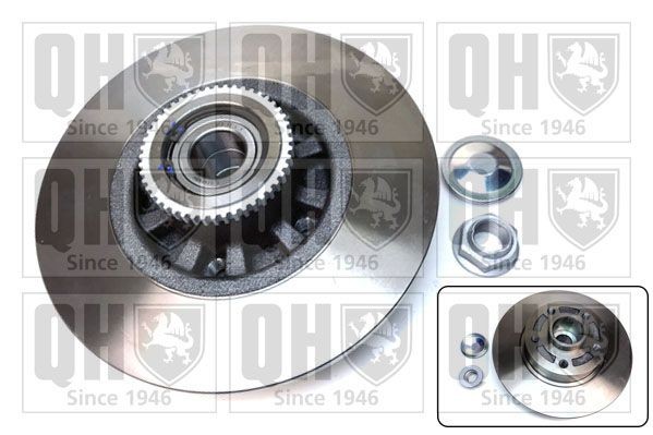 Original QUINTON HAZELL Disc brake set BDC6095 for RENAULT TRAFIC