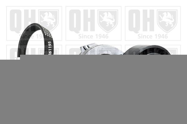 QBR61195 QUINTON HAZELL QDK92 Poly v-belt kit RENAULT Clio III Hatchback (BR0/1, CR0/1) 1.5 dCi 88 hp Diesel 2011