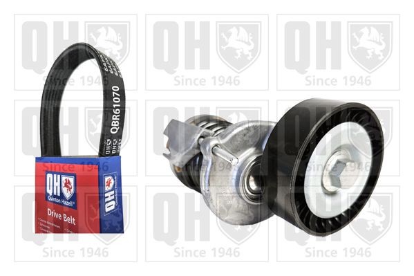 QBR61070 QUINTON HAZELL Length: 1070mm, Number of ribs: 6 Serpentine belt kit QDK94 buy
